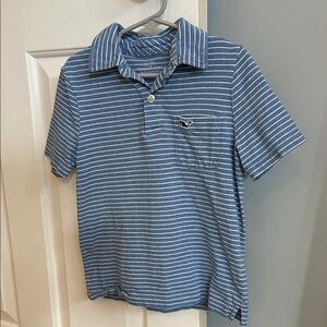 Vineyard Vines Kids Blue Striped Polo